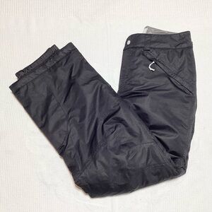 White Sierra Size S Black Insulated Snow Ski Pants